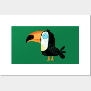 Tropical Toucan Bird Posters and Art